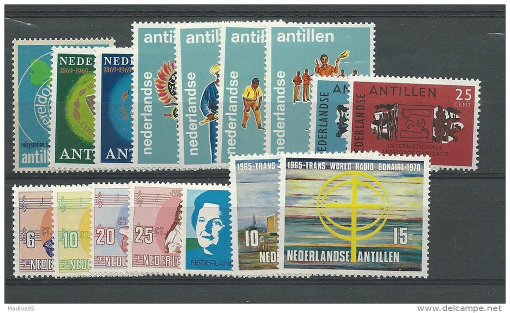 ANTILLES NEERLANDAISES, **, N° YT 389/404, TB - Curaçao, Nederlandse Antillen, Aruba
