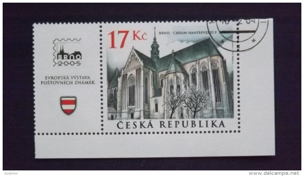 Tschechische Republik, Tschechien 389 Oo/used, Klosterkirche Mariä Himmelfahrt Der Zisterzienserinnen, Brünn - Used Stamps