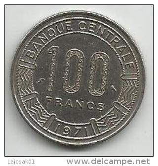 Cameroon Cameroun 100 Francs 1971. - Camerún