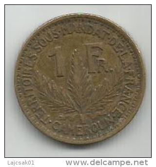 Cameroon Cameroun 1 Franc 1925. - Kamerun