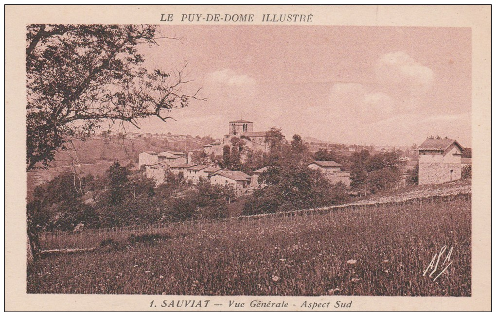 8m - 63 - Sauviat - Puy-de-Dôme - Vue Générale - Aspect Sud - Le Puy-de-Dôme - APA Poux N° 1 - Autres & Non Classés