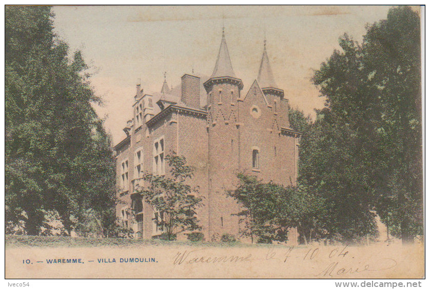 1904  Waremme " Villa Dumoulin  " - Waremme