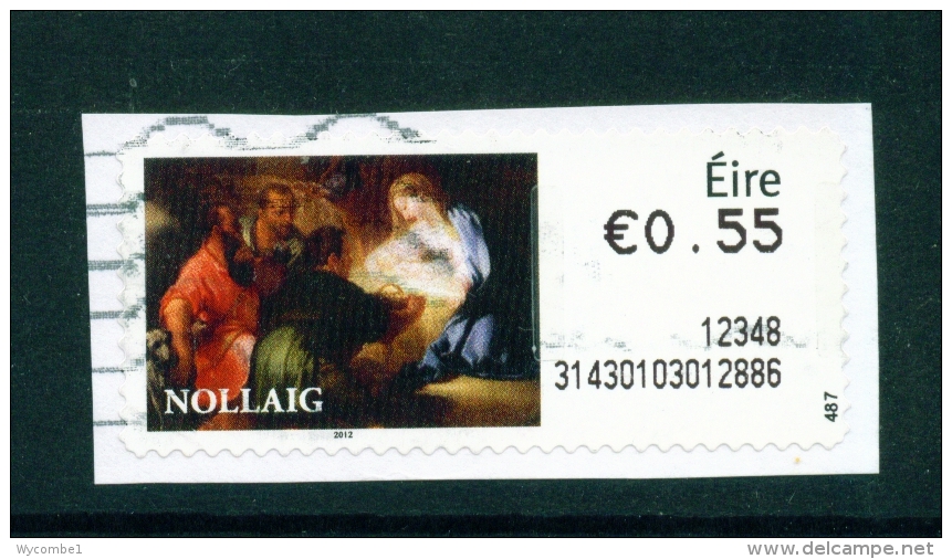 IRELAND  -  2012  Post And Go/ATM Label  Christmas  Used As Scan - Vignettes D'affranchissement (Frama)