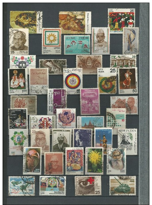 Collection inde nombreux timbres anciens