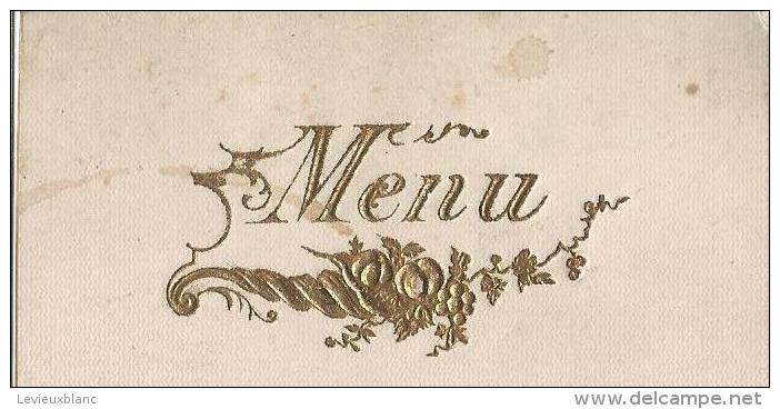 Menu/ PotageMousseline / Marius Jacquesmont/1899    MENU76 - Menus