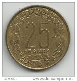 Cameroon Cameroun 25 Francs 1958. - Camerun