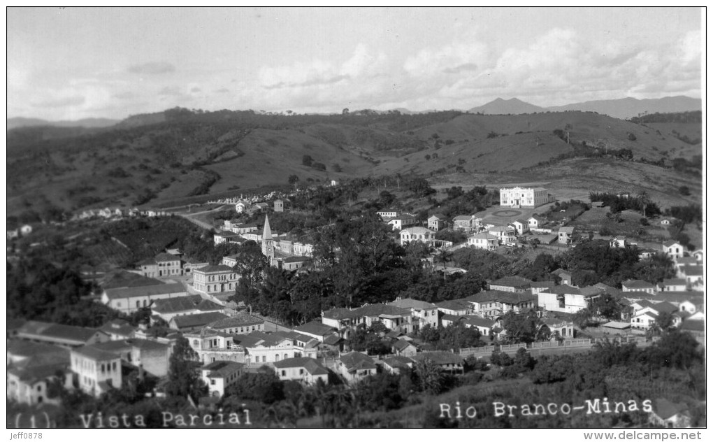 BRESIL - BRAZIL - RIO BRANCO MINAS GERAIS - Vista Parcial - Carte Photo - Très Bon état - Autres