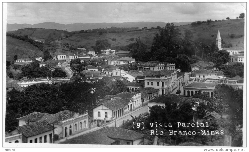 BRESIL - BRAZIL - RIO BRANCO MINAS GERAIS - Vista Parcial - Carte Photo - Très Bon état - Autres