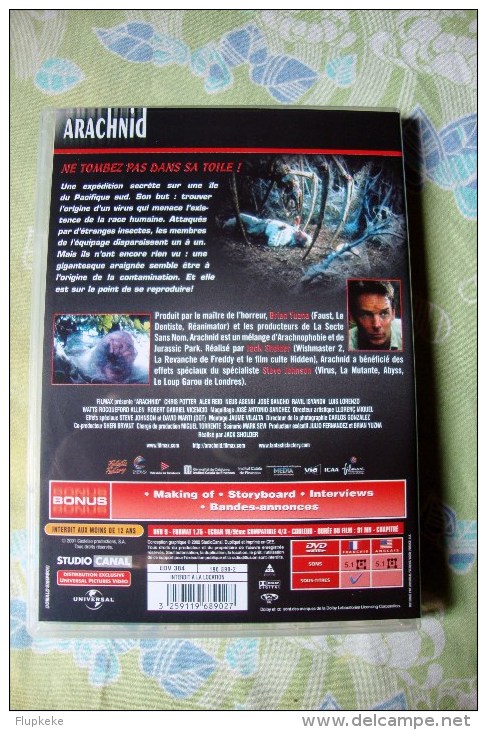 Dvd Zone 2 Arachnid Jack Sholder 1987 Vostfr + Vfr - Science-Fiction & Fantasy