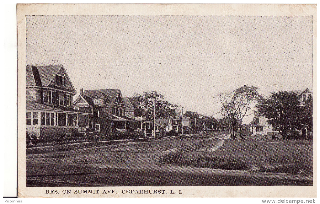 CEDARHURST, L. I.  Res. On Summit Ave. -  1915 - Long Island