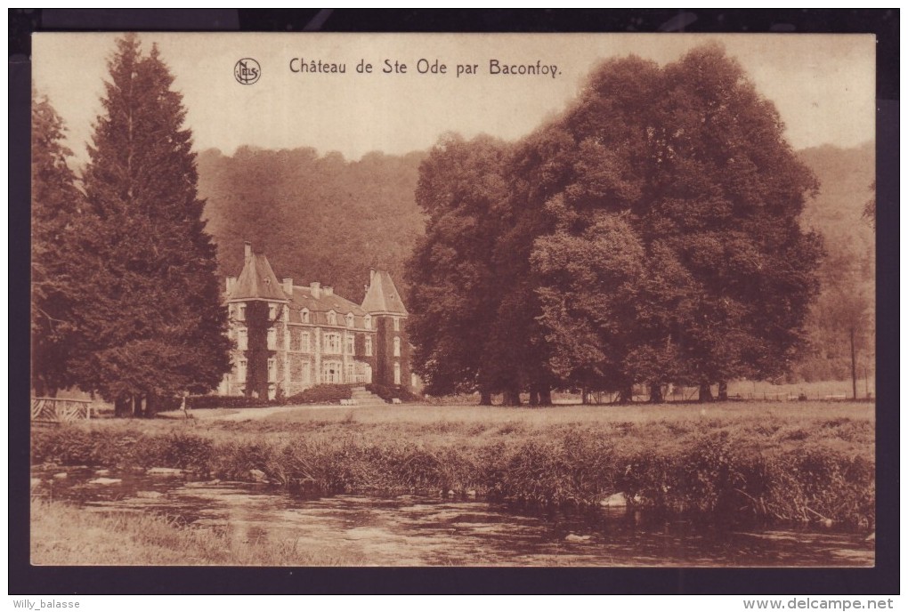 Carte Postale - Château De Ste ODE Par Baconfoy - CPA  // - Sainte-Ode