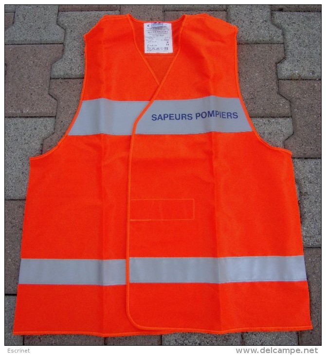 Gilet Fluo Sapeurs Pompiers - Pompiers