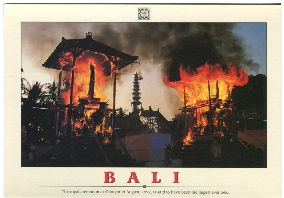 Impact Postcard, Bali, The Royal Cremation At Glanyar In August 1992... EC643 - Indonesia