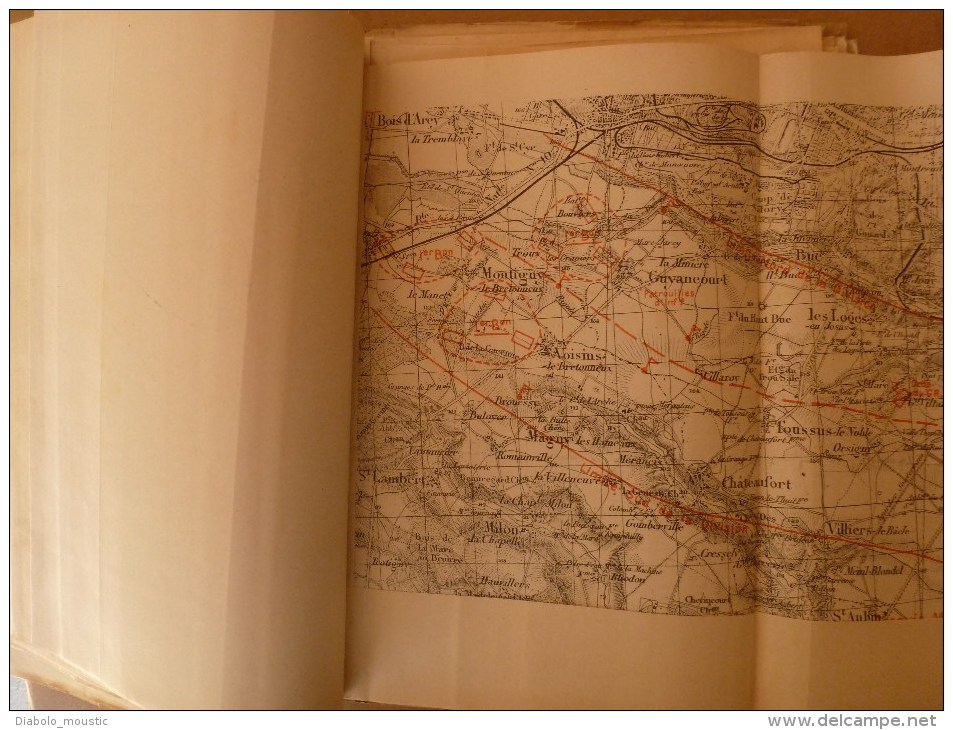 1927 Ecole Spéciale Militaire de St-Cyr COURS D'EMPLOI des ARMES OPERANT en LIAISON au COMBAT ATTAQUE-DEFENSE (Croquis)