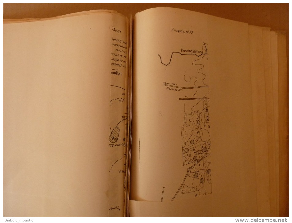 1927 Ecole Spéciale Militaire de St-Cyr COURS D'EMPLOI des ARMES OPERANT en LIAISON au COMBAT ATTAQUE-DEFENSE (Croquis)