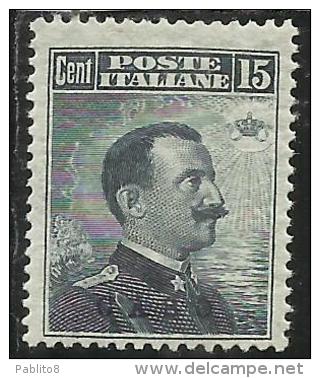 COLONIE ITALIANE EGEO 1912 CASO SOPRASTAMPATO D´ITALIA ITALY OVERPRINTED CENT. 15 MLH - Ägäis (Caso)