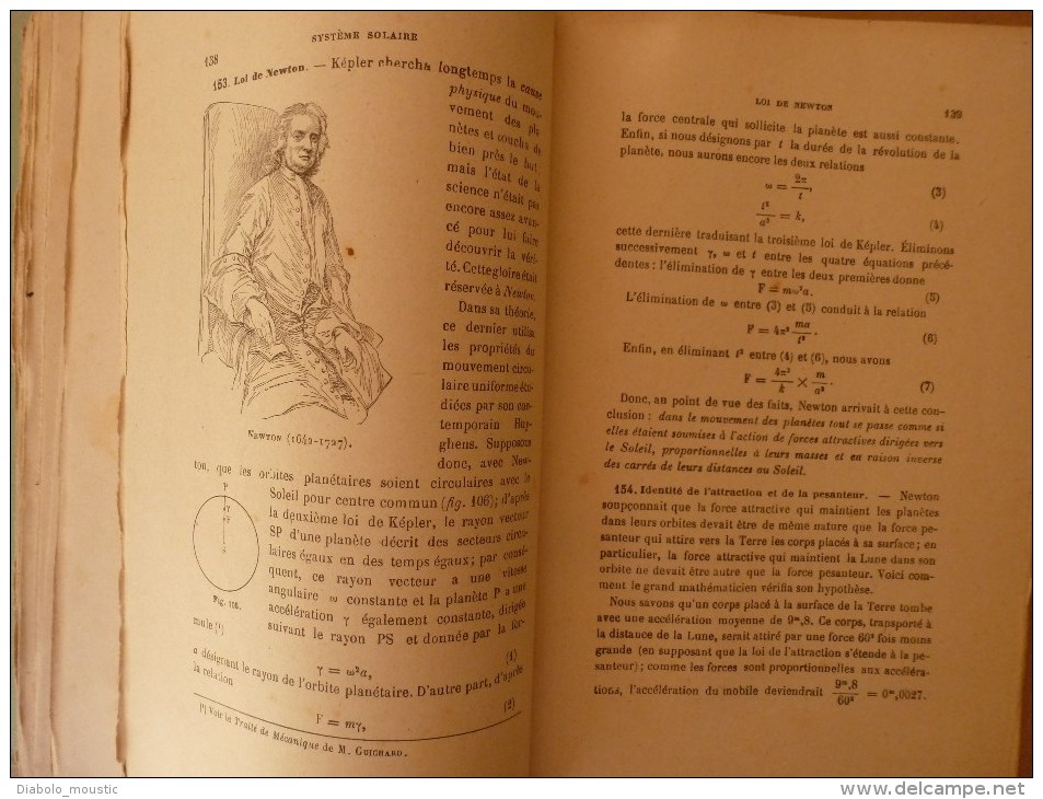 Traité de COSMOGRAPHIE à l'usage des élèves de MATHEMATIQUE A et B  par A. Grignon