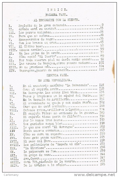 GUERRA ESPAÑOLA LIBRO ESCRITO POR UN TESTIMONIO 1936-39 EDICIO PRIVADA Y LIMITADA - Other & Unclassified