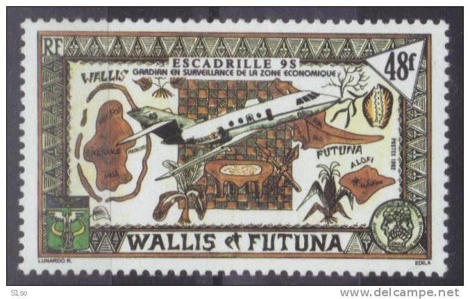WALLIS Et FUTUNA 1992  --  Poste Yvert  N°  424  --  Neuf  Sans  Charnière -- Cote 1,60  €uros --- - Unused Stamps
