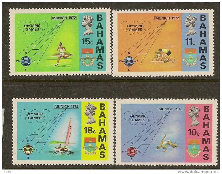 BAHAMAS 1972 Olympics SG 382/5 UNHM #FM171 - Autres & Non Classés