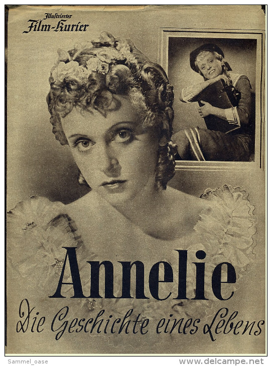 "Illustrierter Film-Kurier"  "Annelie - Die Geschichte Eines Lebens" Mit Luise Ullrich  - Filmprogramm Nr. 3216 Von 1941 - Zeitschriften