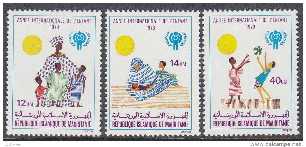MAURITANIA, 1979 IYC 3 MNH - Mauritania (1960-...)