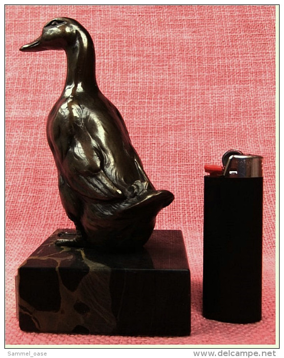 Pokal Beste Ente  -  Kreisgeflügel-Ausstellung 1971 Mörfelden  -  Ca. 16 Cm Länge - Sonstige & Ohne Zuordnung