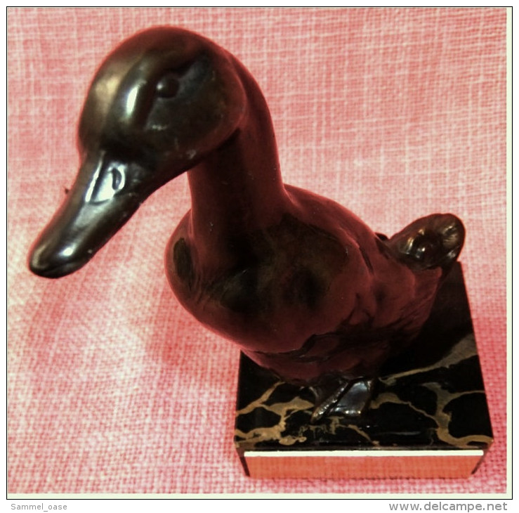 Pokal Beste Ente  -  Kreisgeflügel-Ausstellung 1971 Mörfelden  -  Ca. 16 Cm Länge - Sonstige & Ohne Zuordnung