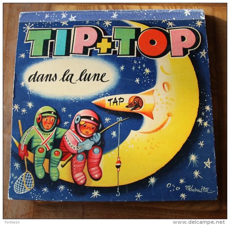 En Bel état.  Livre à Système.  Pop-up.  Tip+top Dans La Lune 1965 V. Kubasta. Del Duca Paris - 1901-1940