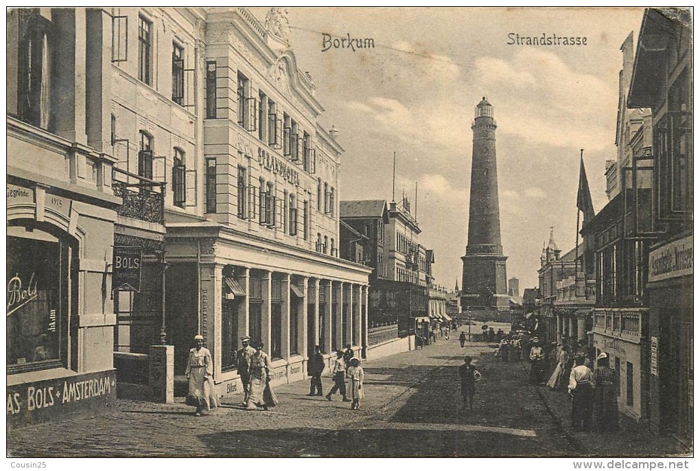 ALLEMAGNE - BORKUM - Strandstrasse - Borkum