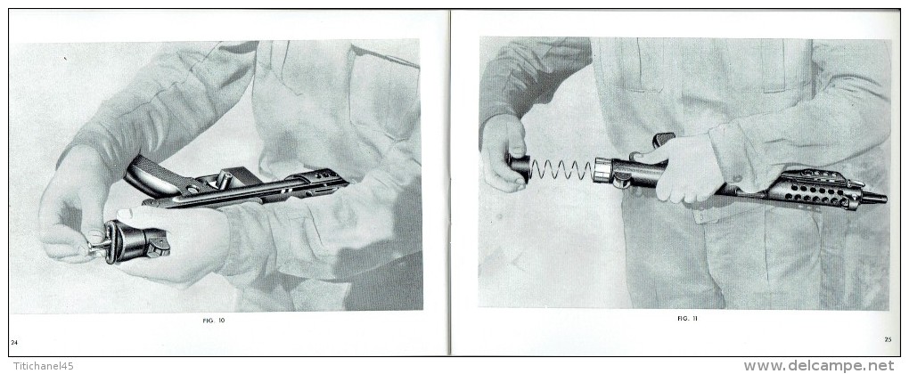 Catalogue 1965 Mitraillette SUBMACHINE GUN  MODEL Z-62  cal. 9 mm. Parabellum "STAR"- Description, fonction.,démontage