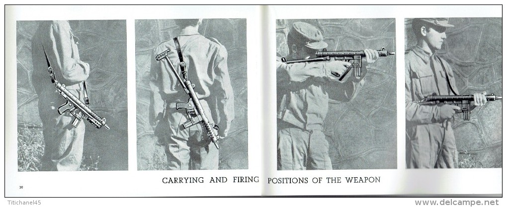 Catalogue 1965 Mitraillette SUBMACHINE GUN  MODEL Z-62  cal. 9 mm. Parabellum "STAR"- Description, fonction.,démontage