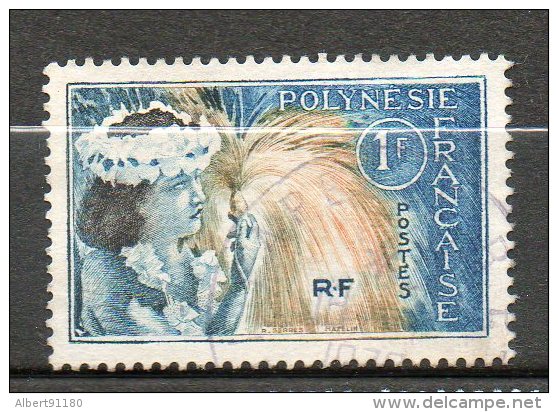 POLYNESIE  1f Polycrome 1964 N°27 - Oblitérés