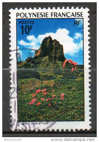 POLYNESIE  Paysage 1974  N°100 - Used Stamps