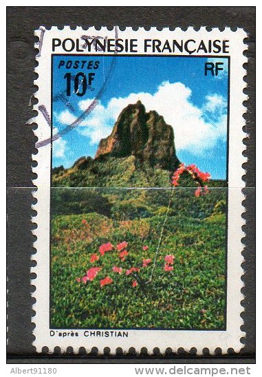 POLYNESIE  Paysage 1974  N°100 - Oblitérés