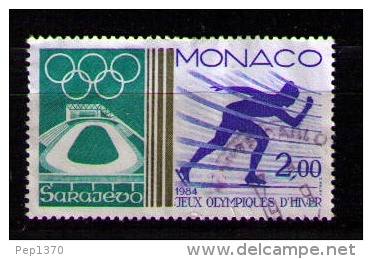 MONACO 1984 - JJOO DE SARAJEVO - YVERT Nº  1416 - Gebraucht