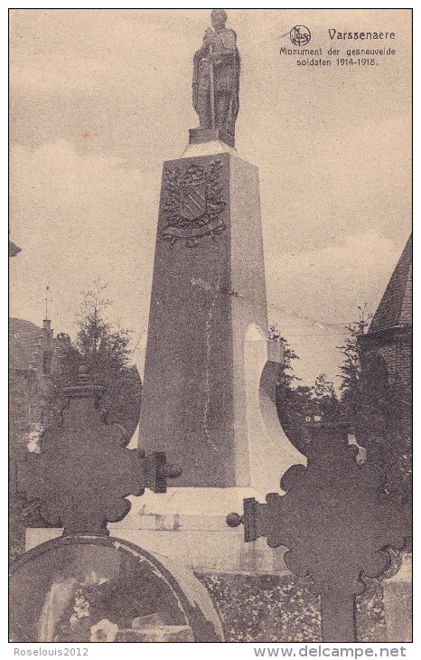 VARSENARE : Monument Der Gesneuvelde Soldaten 1914-18 - Jabbeke