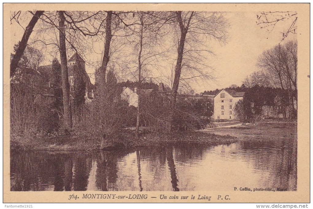 MONTIGNY SUR LOING  UN COIN SUR LE LOING(dil219) - Autres & Non Classés