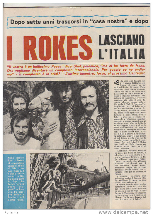 RA#44#21  QUI GIOVANI N.19/1970 POSTER FERRER/GIOCO TV DOPPIA COPPIA/ROKES - Musica