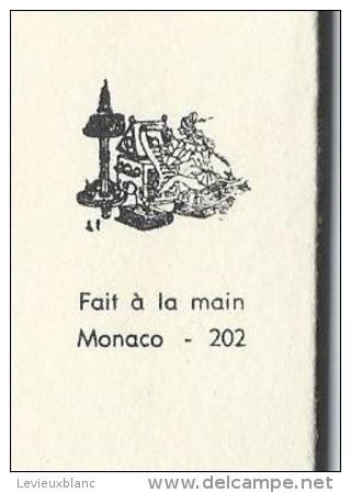 Menu / Vierge/ Scéne Médiévale/ Fait Main/ Monaco /vers 1920       MENU99 - Menus