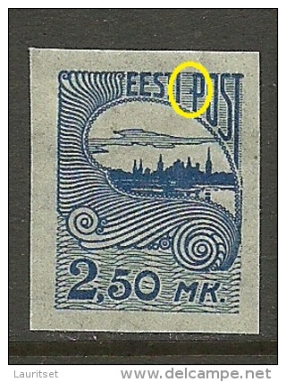 ESTLAND ESTONIA 1920 Tallinn Michel 28 + Printing ERROR * - Estland