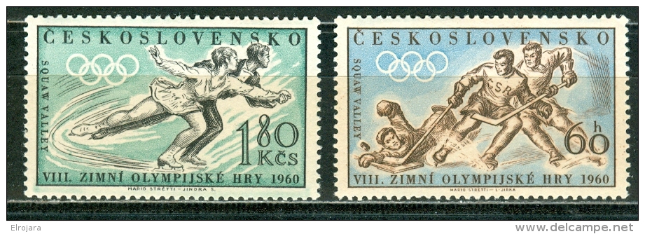 CZECHOSLOVAKIA Set Mint Without Hinge - Winter 1960: Squaw Valley