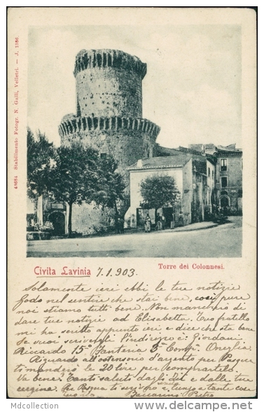 ITALIE CIVITA LAVINIA / Torre Dei Colonnesi / - Altri & Non Classificati