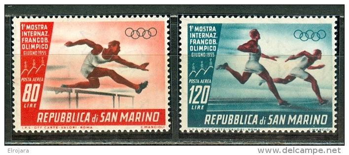 SAN MARINO Set Mint Without Hinge - Summer 1956: Melbourne