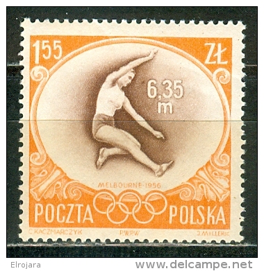 POLAND STAMP Longjump Mint Without Hinge - Ete 1956: Melbourne