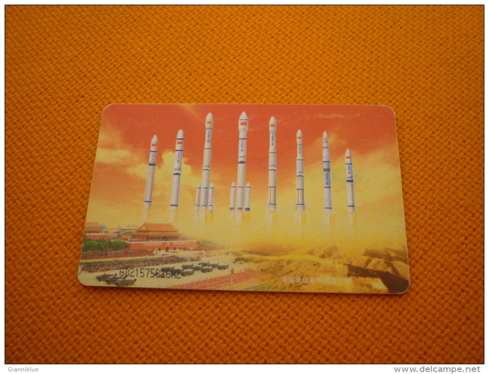 Space/Espace/Rocket/Space Shuttle - China Chip Phonecard - Espace