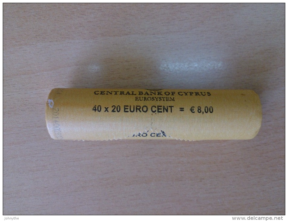 Cyprus 2014 20 Cent Roll UNC - Cipro