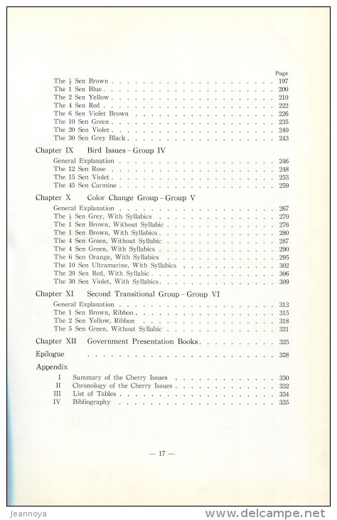 ICHIDA S. - THE CHERRY BLOSSOM ISSUES OF JAPAN 1872/76 , RELIÉ 338 PAGES DE 1965 - LUXE & RARE