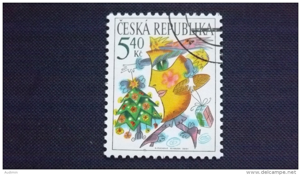 Tschechische Republik, Tschechien 311 Oo/used, Weihnachten 2001 - Oblitérés