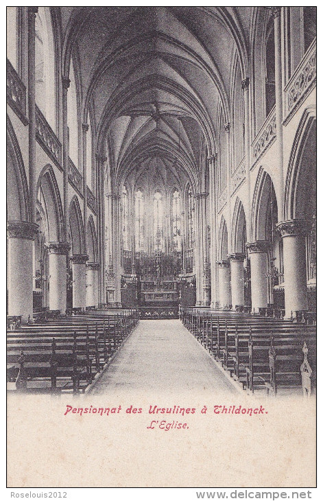 THILDONCK / WESPELAAR : Pensionnat - L'église - Haacht